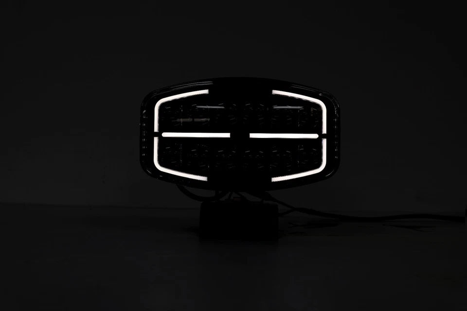 EDGE LED Halogen Headlight DRL white/yellow light - 12-24V