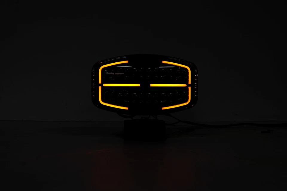 EDGE LED Halogen Headlight DRL white/yellow light - 12-24V