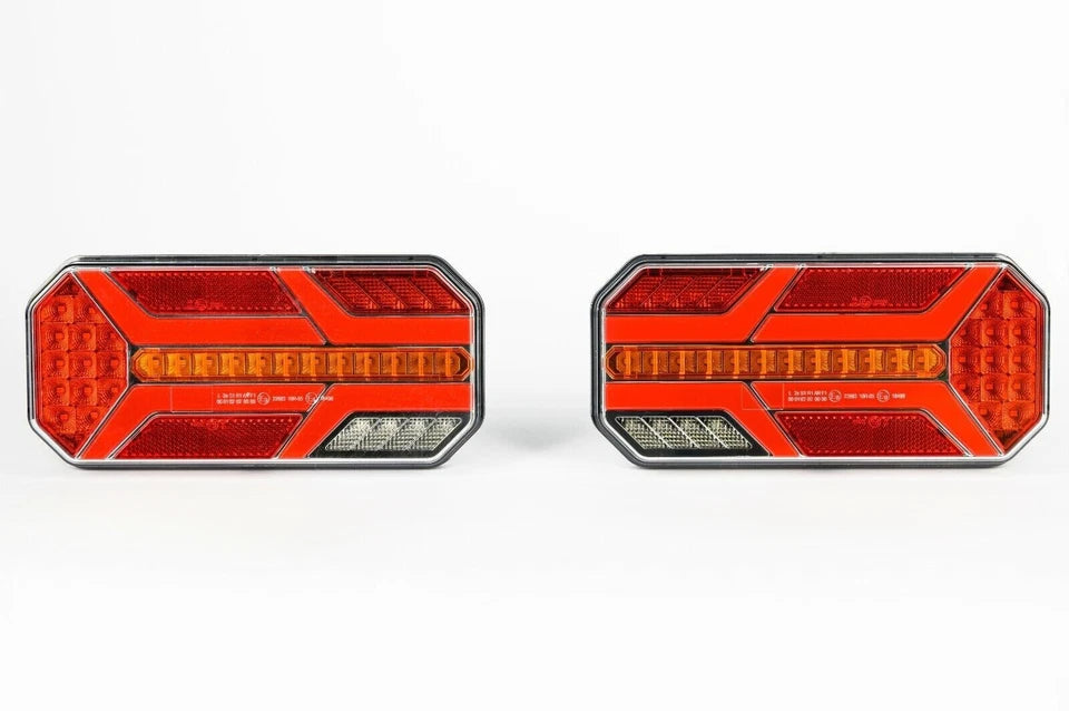 Neon LED Trailer rear lamp cluster (PAIR)