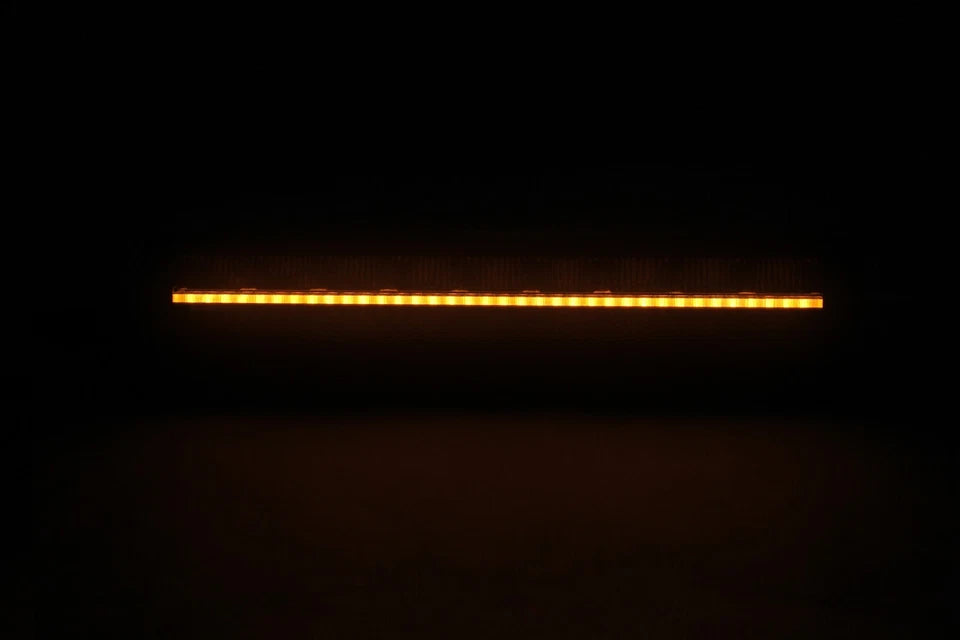 17 Inch 12V - 24V Led Bar. Piano. White and Orange DRL New Generation 9000LM