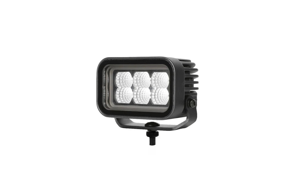 3D LED Amber Red DRL, Powerful work lamp 12v-24v OBLONG