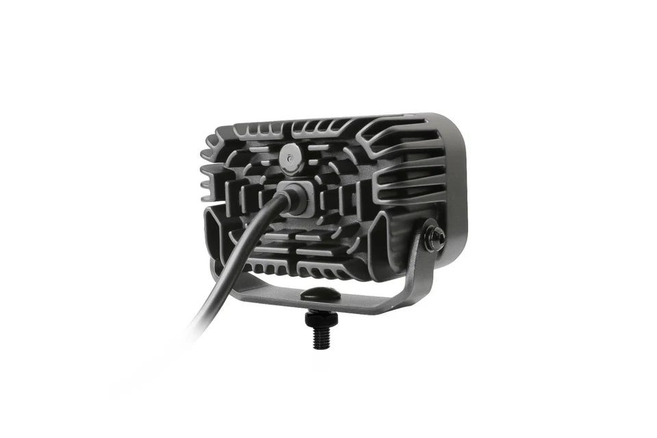 3D LED Amber Red DRL, Powerful work lamp 12v-24v OBLONG