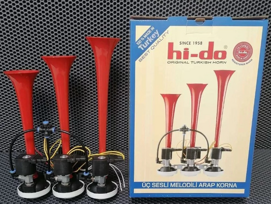 Hi-do 24 Volt Musical Melody Air Horn - 12 x melodies including Baby Shark