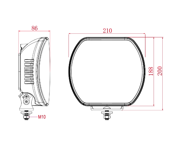 HGV Auto PANGEA Panoramic Driving Light Dynamic DRL